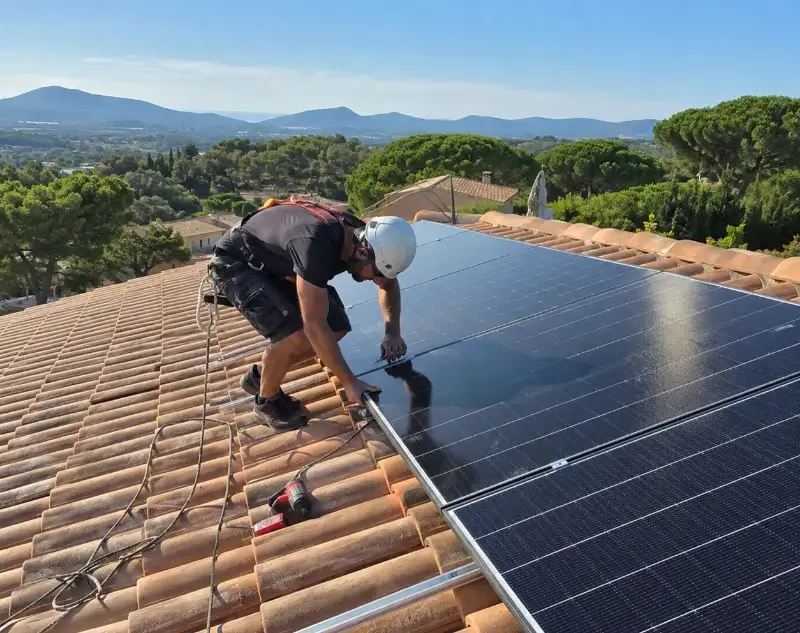 Installateur panneaux solaires Guéhenno — pose photovoltaïque sur toiture